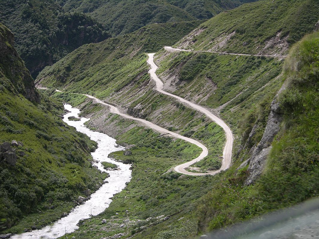 Tibet Kailash 01 To Nyalam 13 Road from Zhangmu to Nyalam